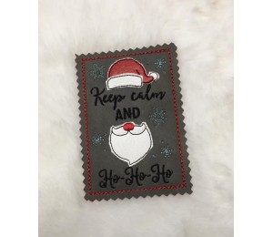 Stickdatei - Keep Calm and HoHoHo